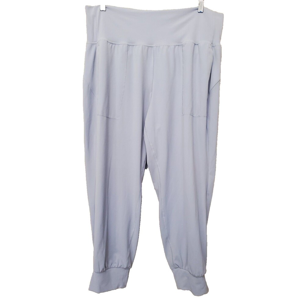 Athleta Blue Salutation Pull-On Jogger Pants Size 2X Pockets